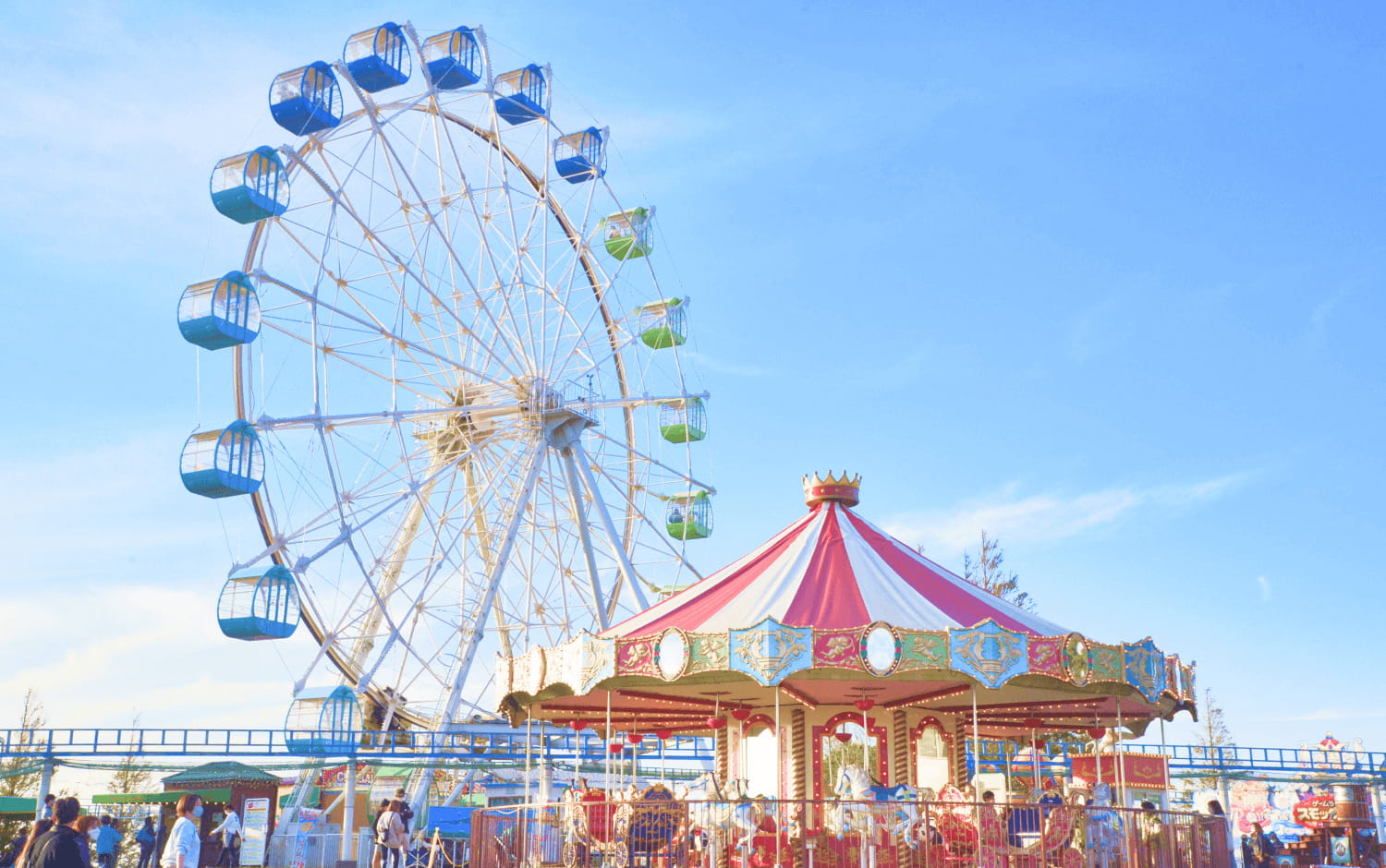 遊園地、旅行、キャンプ